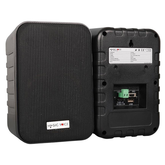Duvar Tipi Sütun Hoparlör (MP3 USB Uyumlu) Çiftli Takım Set